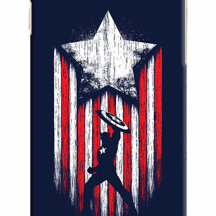 Captain America Marvel Art iPhone 6 Plus/6s Plus Hard Case Back Cover by Casekaro