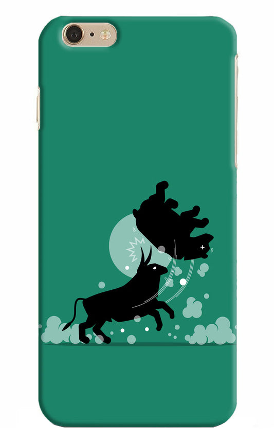 Bull Conqueror iPhone 6 Plus/6s Plus Hard Case Back Cover by Casekaro