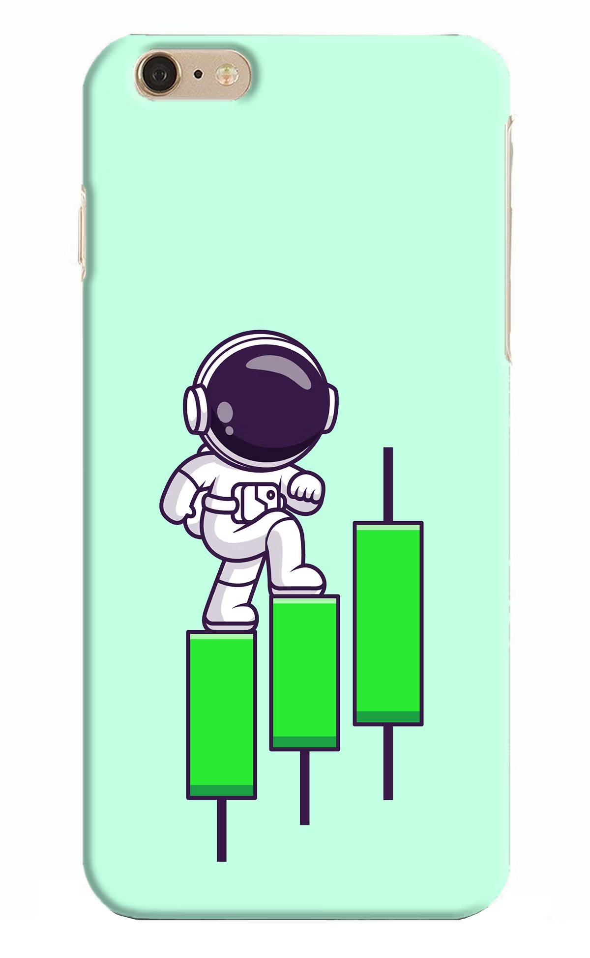 Astronaut Trader iPhone 6 Plus/6s Plus Hard Case Back Cover by Casekaro