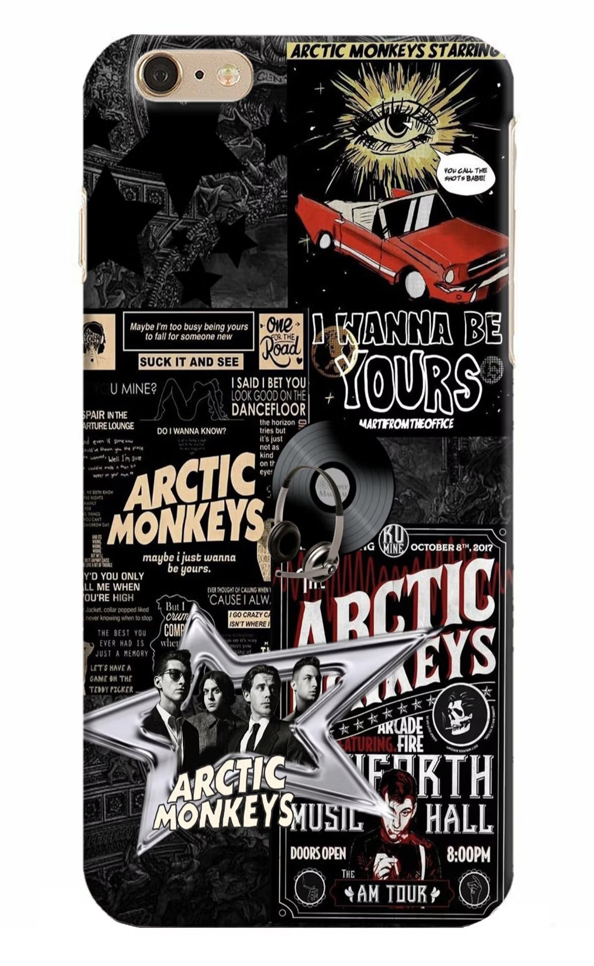Arctic Monkeys iPhone 6 Plus/6s Plus Hard Case Back Cover by Casekaro