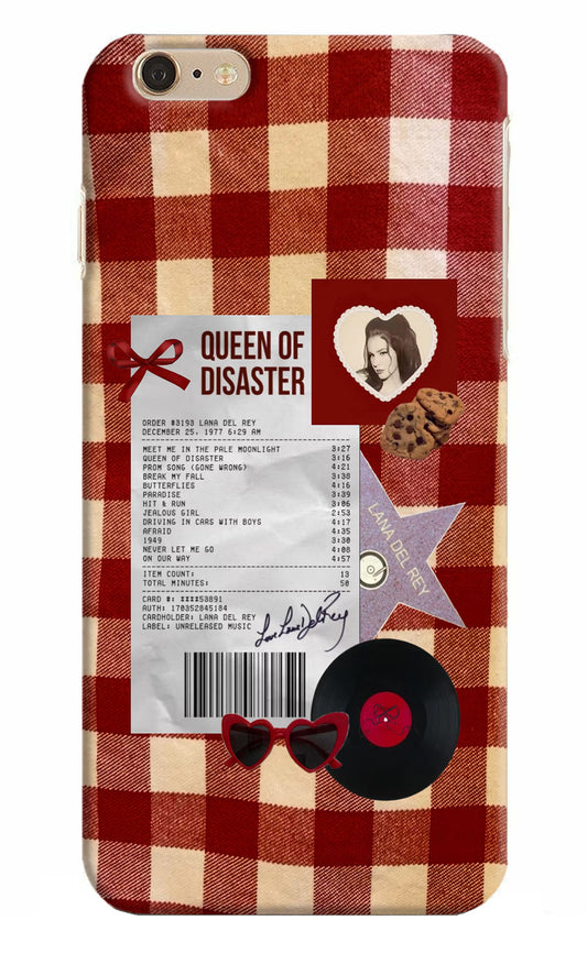 Queen of Disaster iPhone 6 Plus/6s Plus Hard Case Back Cover by Casekaro