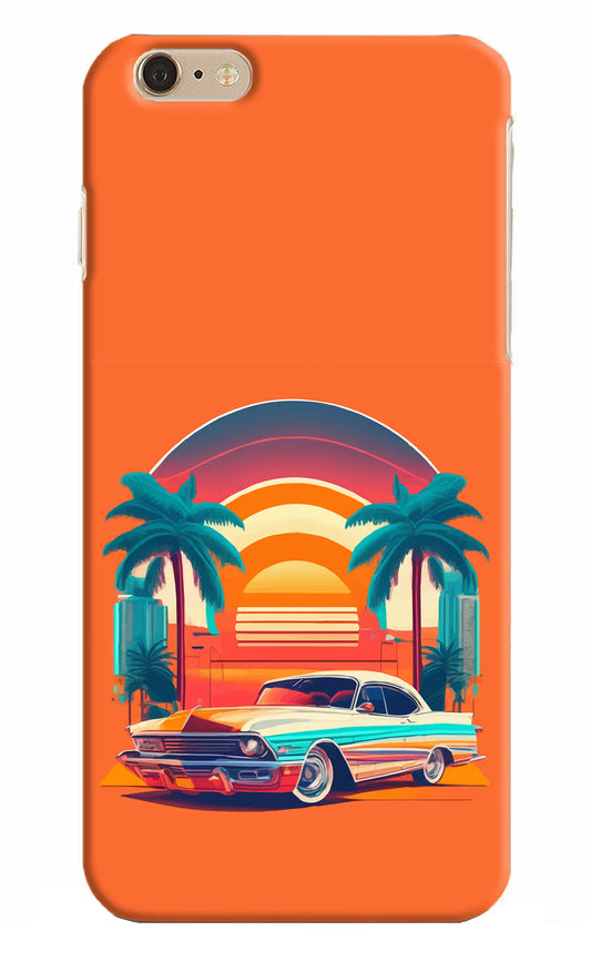 Palm Drive 80s iPhone 6 Plus/6s Plus Hard Case Back Cover by Casekaro