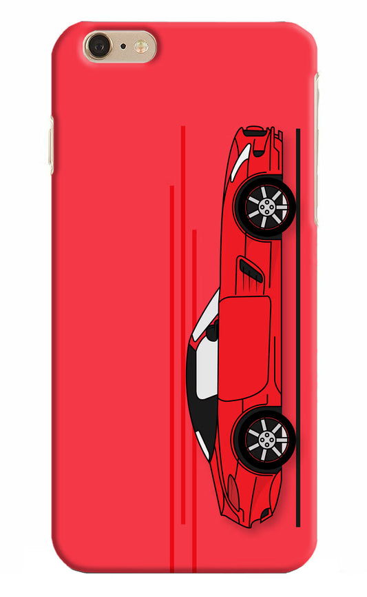 Red Velocity iPhone 6 Plus/6s Plus Hard Case Back Cover by Casekaro