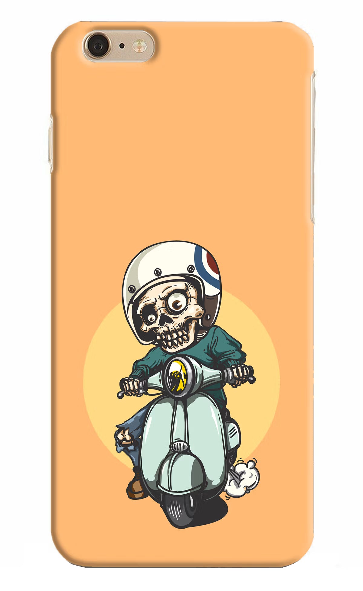 Undead Biker iPhone 6 Plus/6s Plus Hard Case Back Cover by Casekaro
