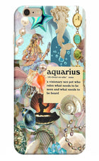 Aquarius Zodiac iPhone 6 Plus/6s Plus Hard Case Back Cover by Casekaro