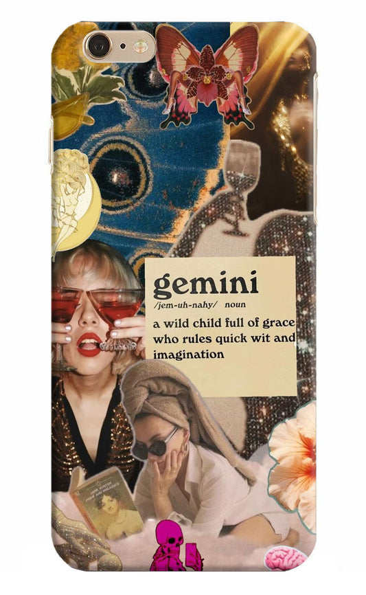 Gemini Zodiac iPhone 6 Plus/6s Plus Hard Case Back Cover by Casekaro