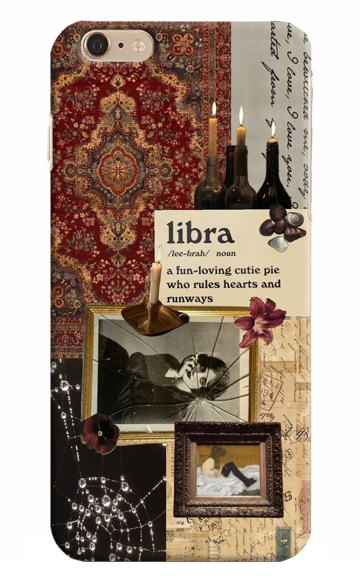 Libra Zodiac iPhone 6 Plus/6s Plus Hard Case Back Cover by Casekaro