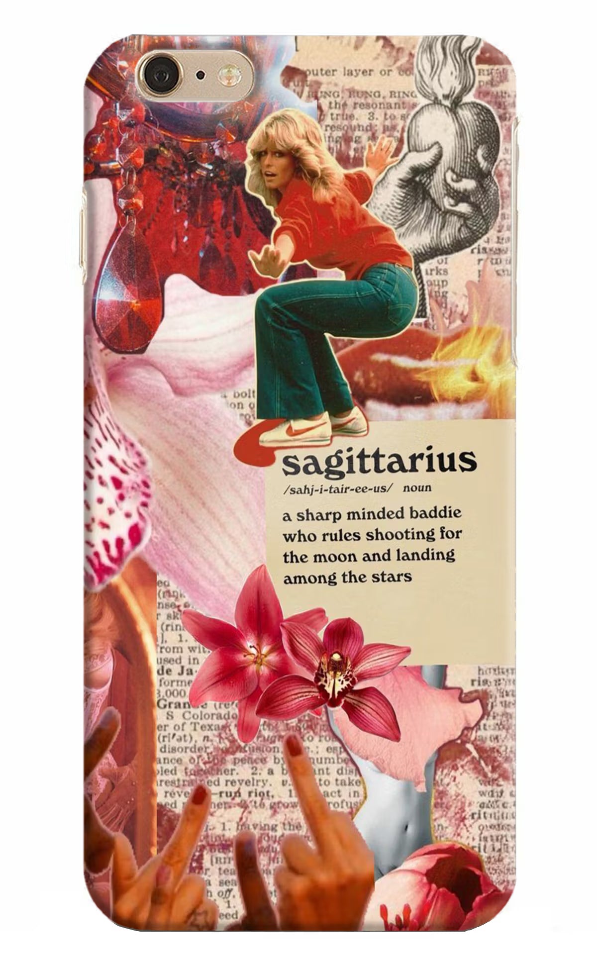 Sagittarius Zodiac iPhone 6 Plus/6s Plus Hard Case Back Cover by Casekaro