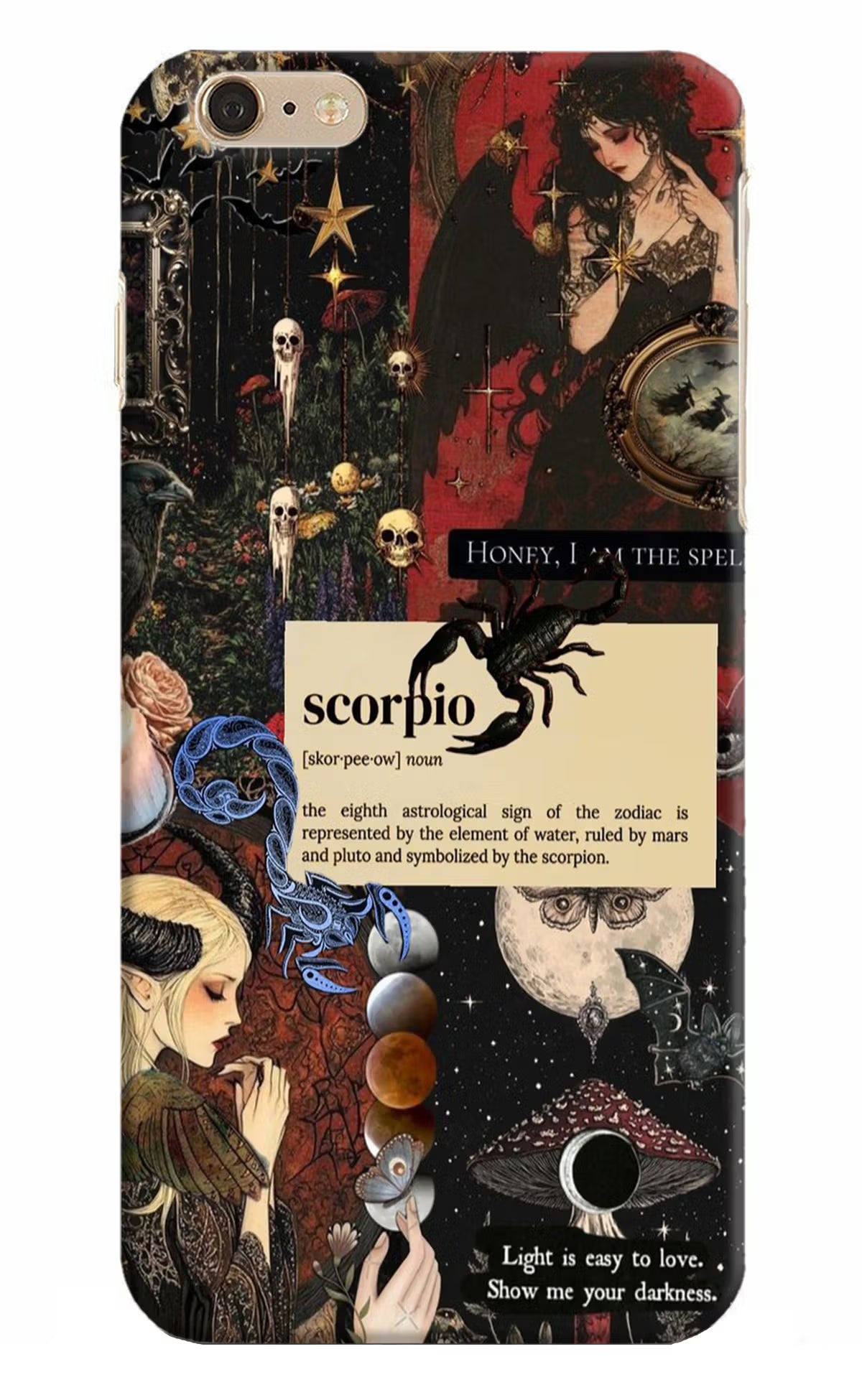 Scorpio Zodiac iPhone 6 Plus/6s Plus Hard Case Back Cover by Casekaro