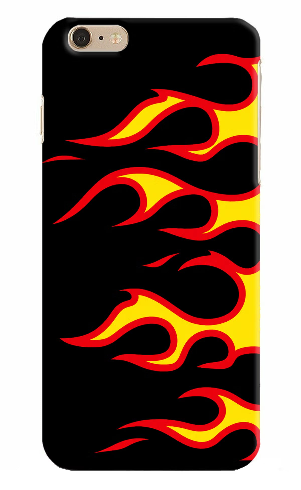 Side Sweep Flames iPhone 6 Plus/6s Plus Hard Case Back Cover by Casekaro