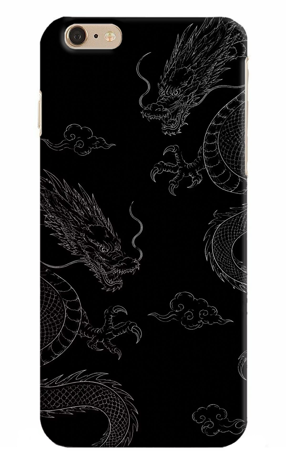 Twin Dragons iPhone 6 Plus/6s Plus Hard Case Back Cover by Casekaro