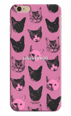 Pink Cats iPhone 6 Plus/6s Plus Hard Case Back Cover by Casekaro