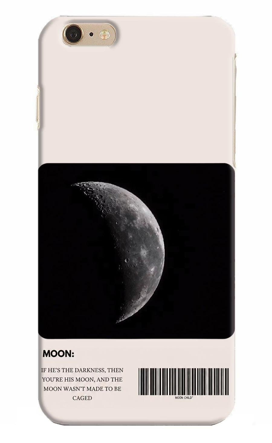 Moon Phase iPhone 6 Plus/6s Plus Back Cover, Hard case