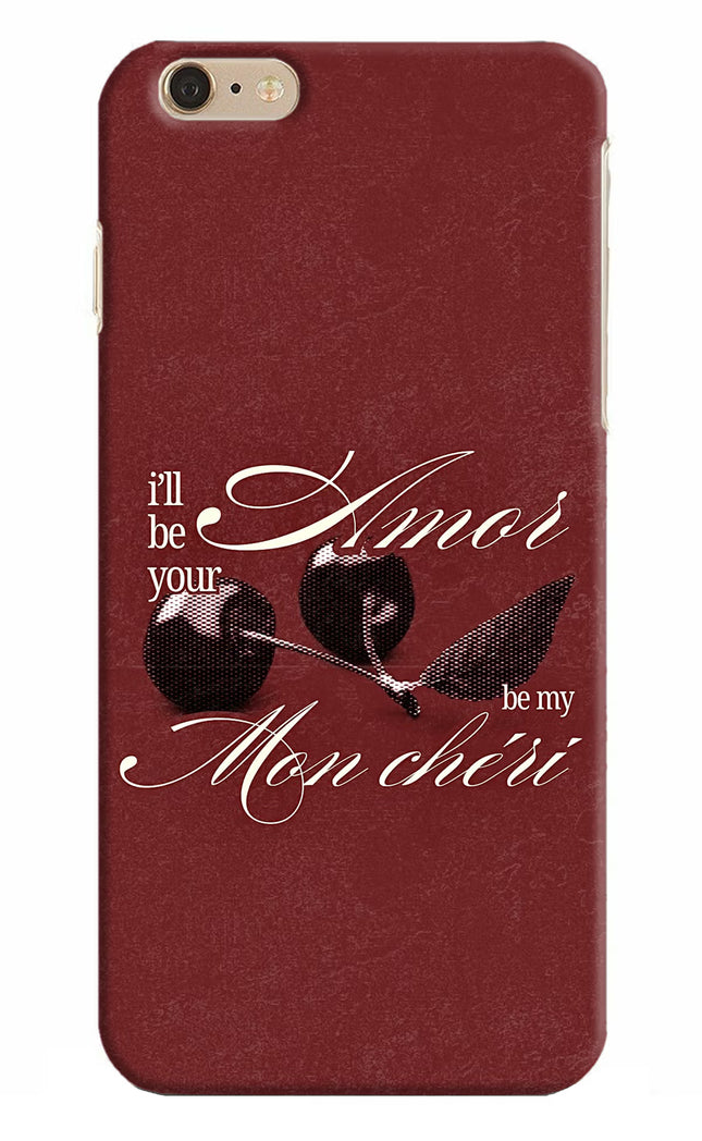 Velvet Cherry iPhone 6 Plus/6s Plus Hard Case Back Cover by Casekaro