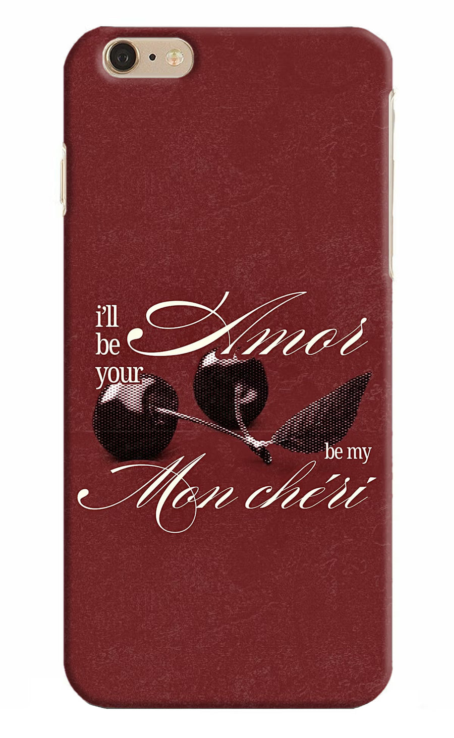 Velvet Cherry iPhone 6 Plus/6s Plus Back Cover, Hard case