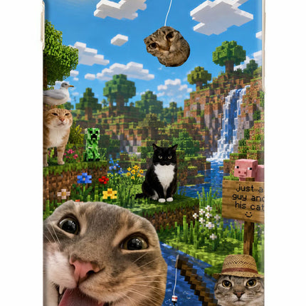 Minecraft Cat Chaos iPhone 6 Plus/6s Plus Hard Case Back Cover by Casekaro