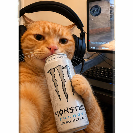 Gamer Cat Energy iPhone 6 Plus/6s Plus Hard Case Back Cover by Casekaro