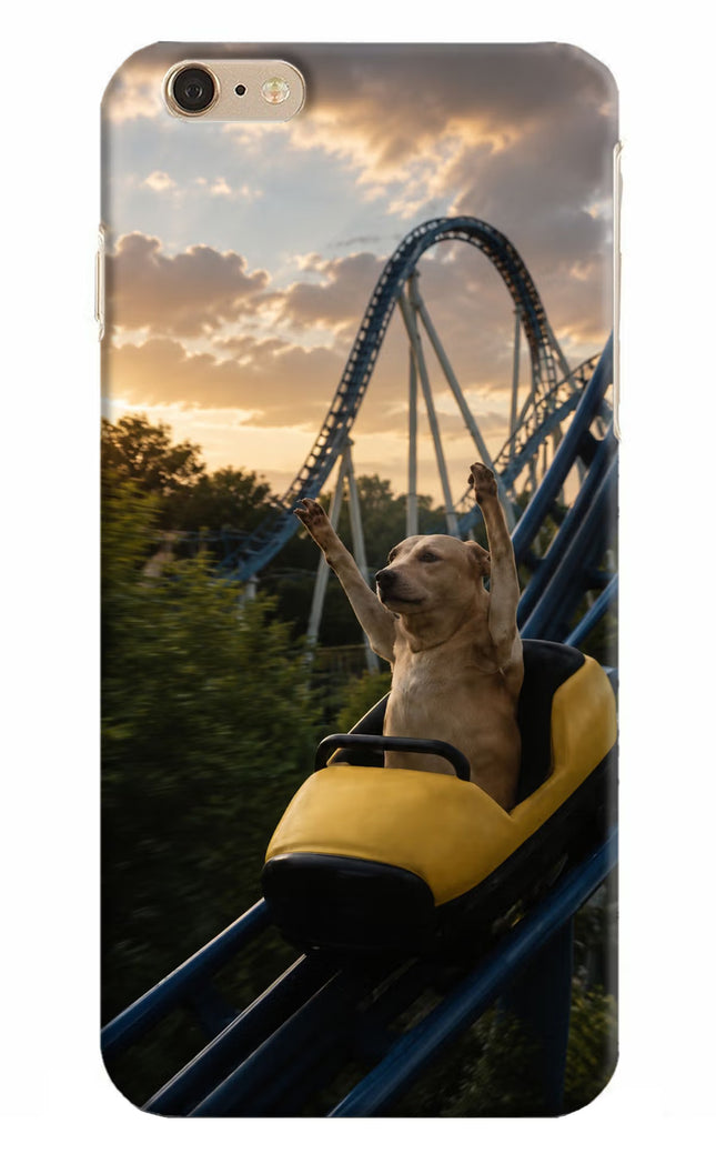 Rollercoaster Dog iPhone 6 Plus/6s Plus Hard Case Back Cover by Casekaro