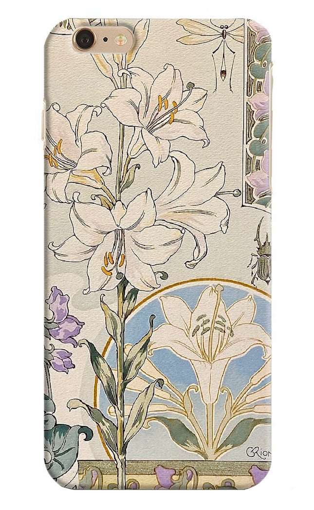 White Lily iPhone 6 Plus/6s Plus Hard Case Back Cover by Casekaro