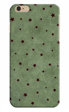 Green Stars iPhone 6 Plus/6s Plus Hard Case Back Cover by Casekaro