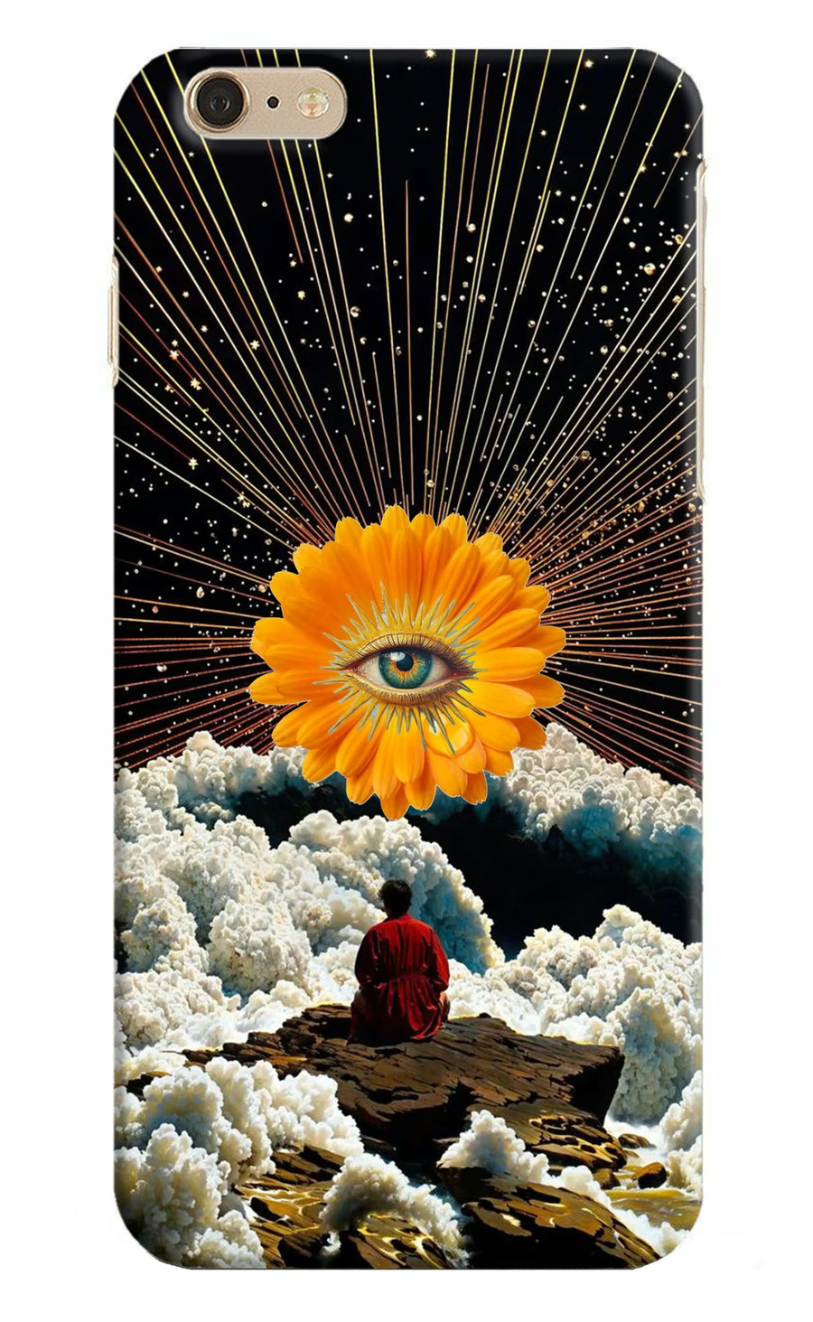 Cosmic Flower iPhone 6 Plus/6s Plus Back Cover, Hard case