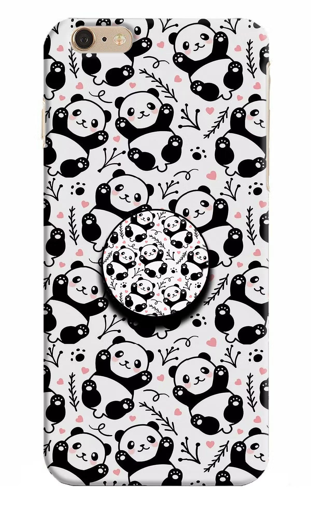 Cute Panda iPhone 6 Plus/6s Plus Pop Case by Casekaro