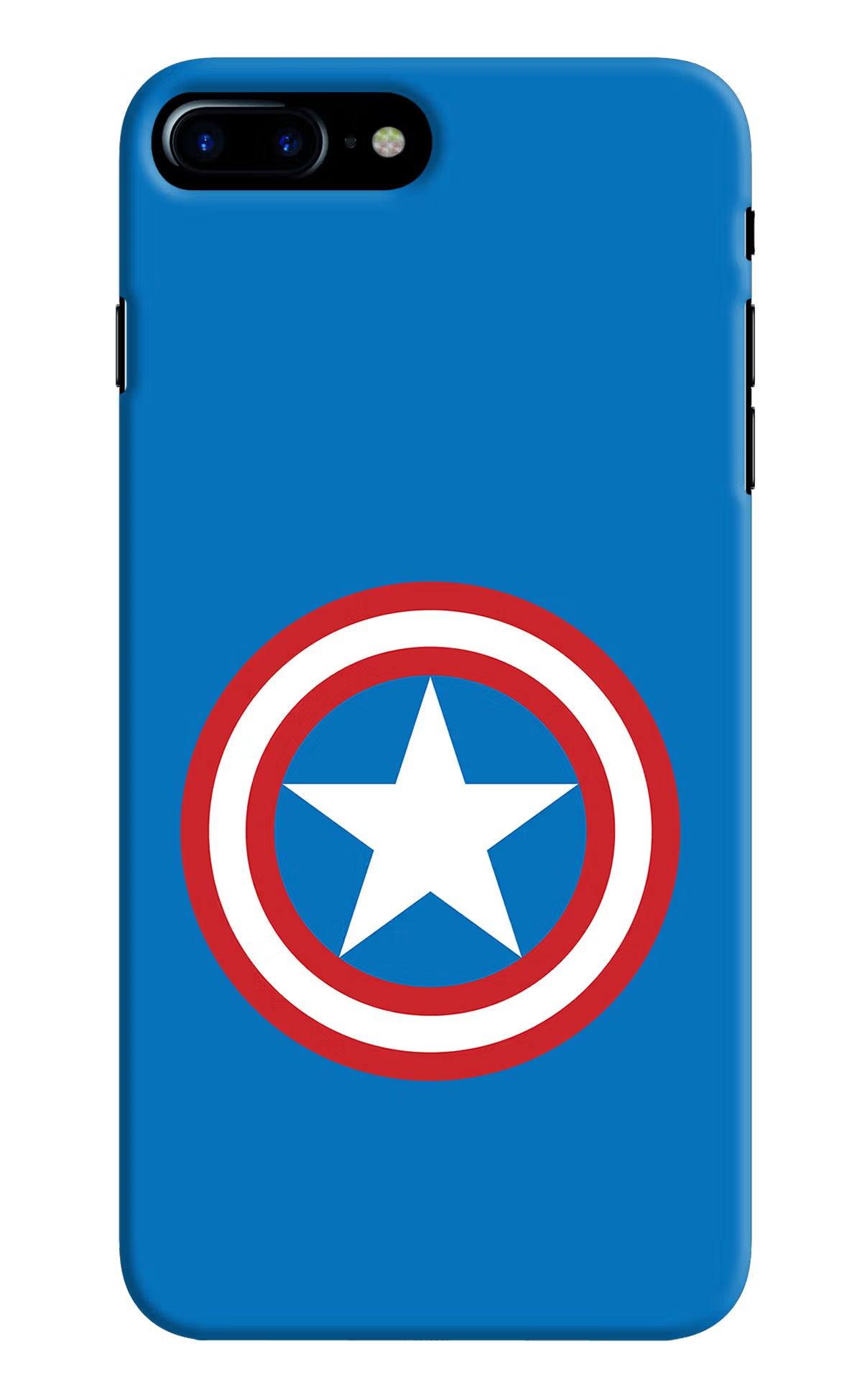 Captain America Logo iPhone 7 Plus Hard Case Back Cover by Casekaro