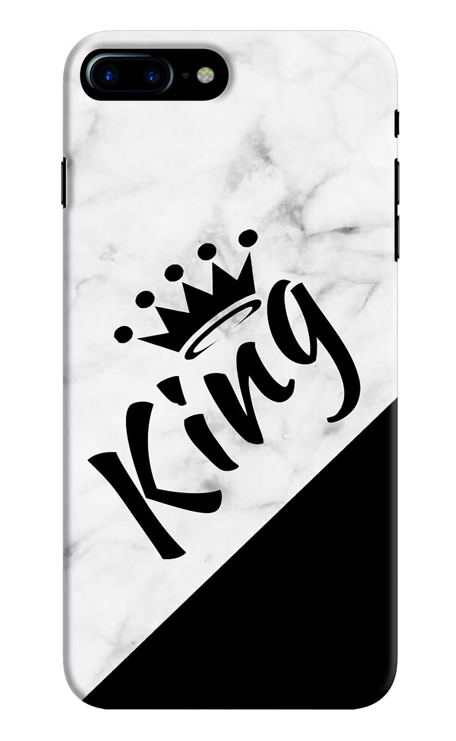 King iPhone 7 Plus Back Cover, Hard case