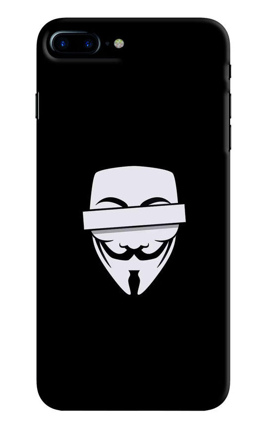 Anonymous Face iPhone 7 Plus Hard Case Back Cover by Casekaro
