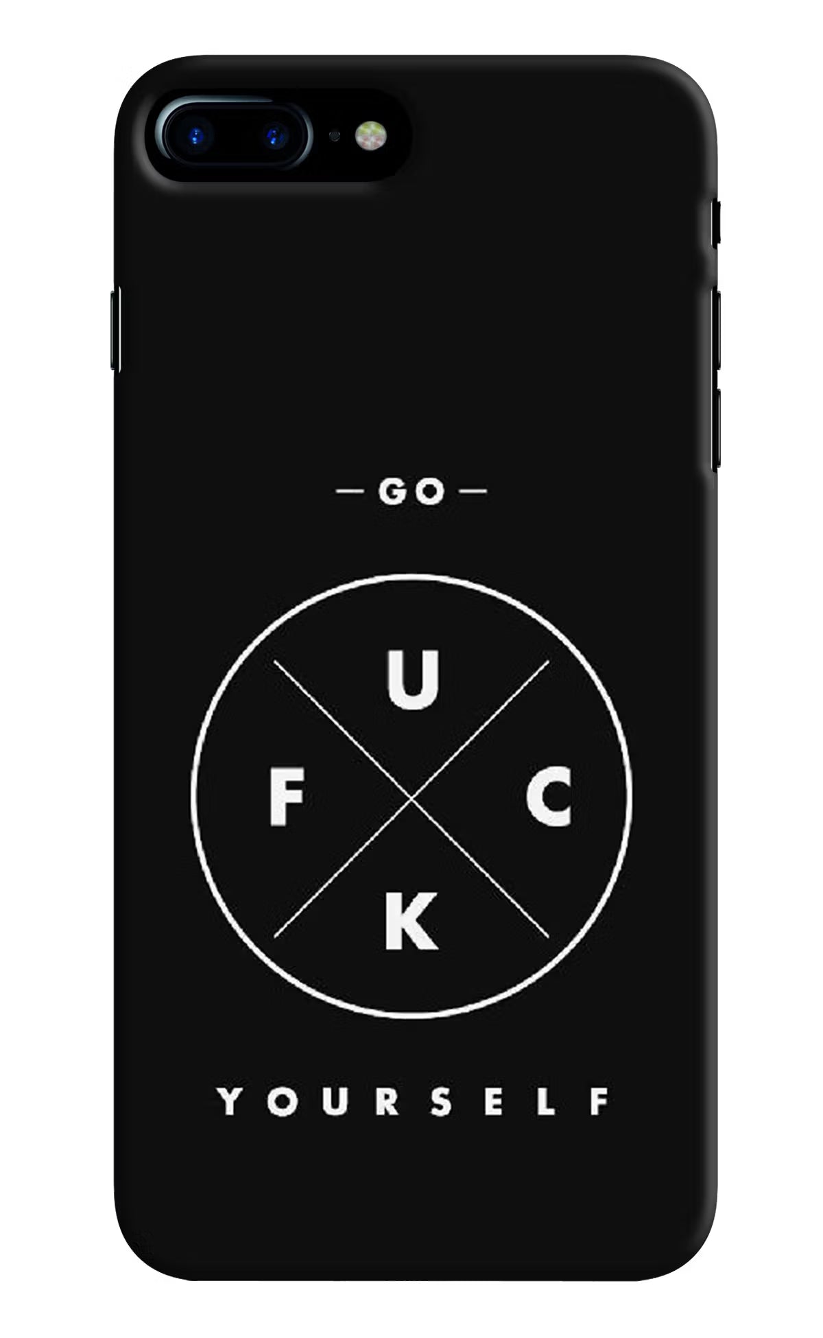 Go Fuck Yourself iPhone 7 Plus Hard Case Back Cover by Casekaro