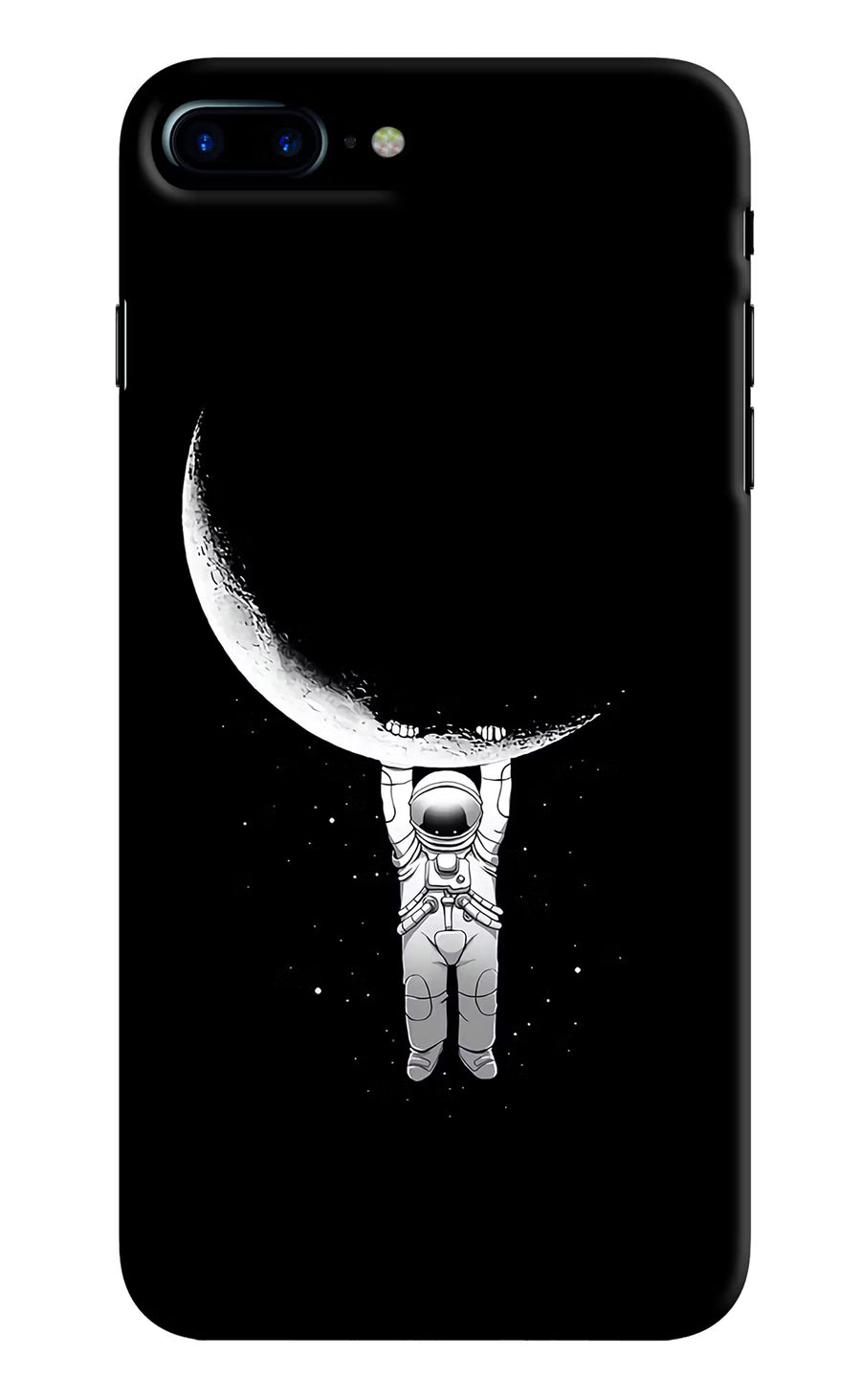 Moon Space iPhone 7 Plus Back Cover, Hard case