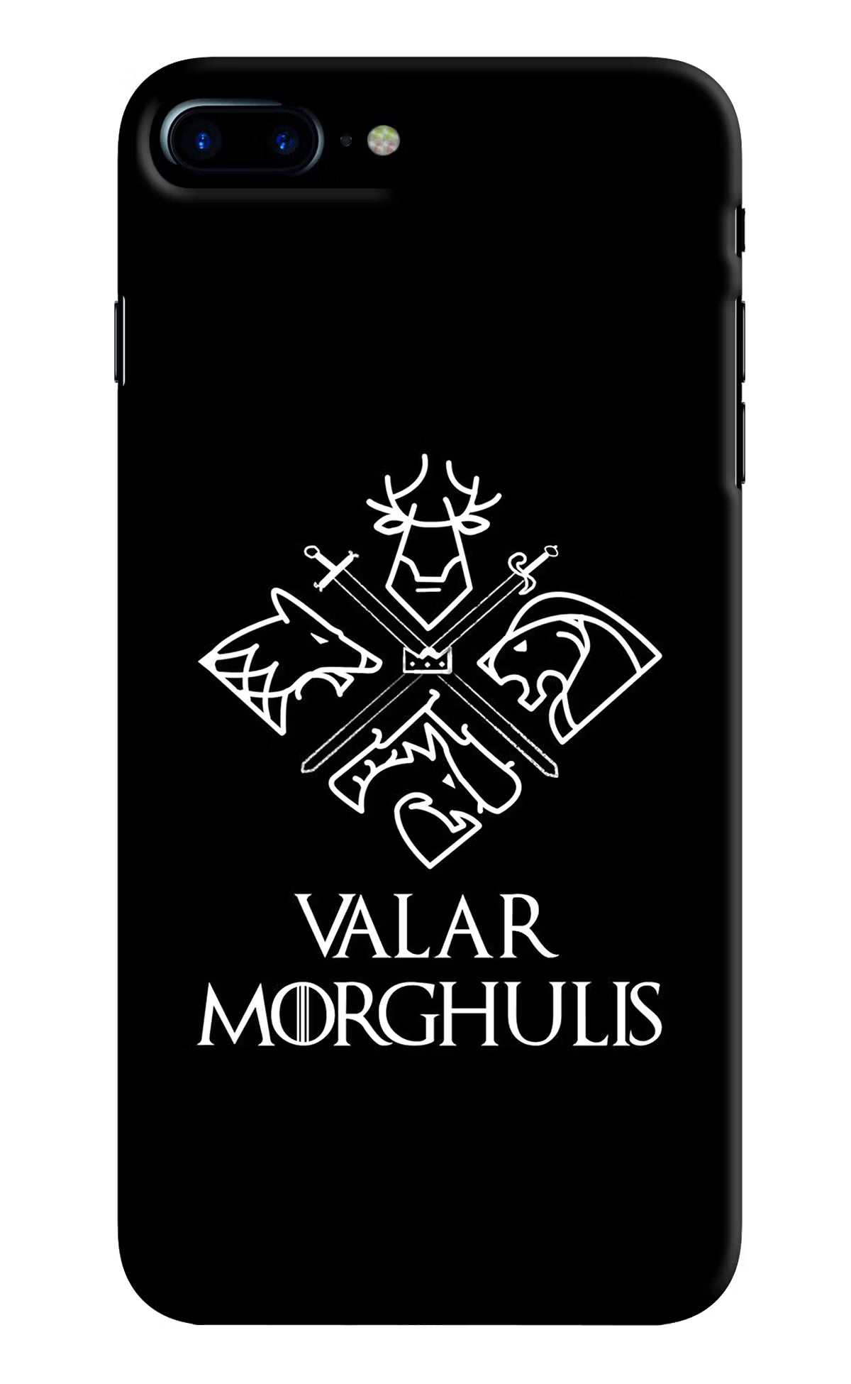 Valar Morghulis | Game Of Thrones iPhone 7 Plus Hard Case Back Cover by Casekaro