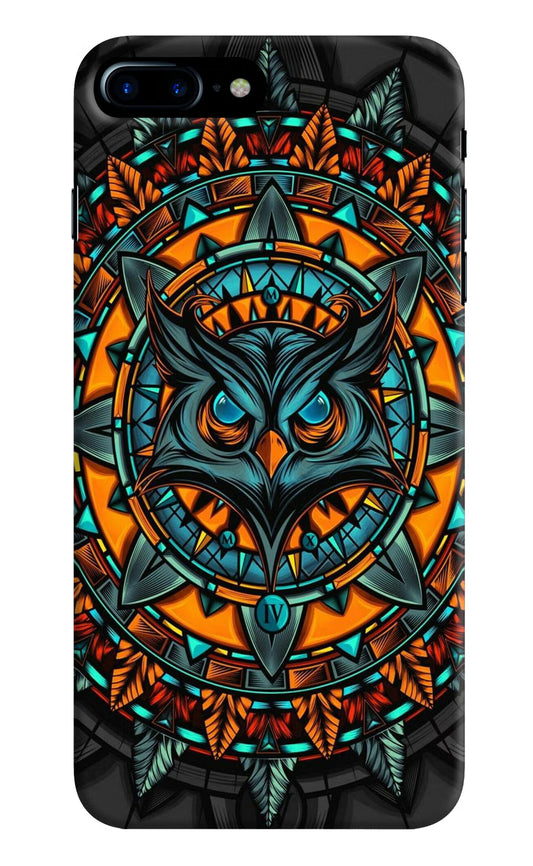 Angry Owl Art iPhone 7 Plus Hard Case Back Cover by Casekaro