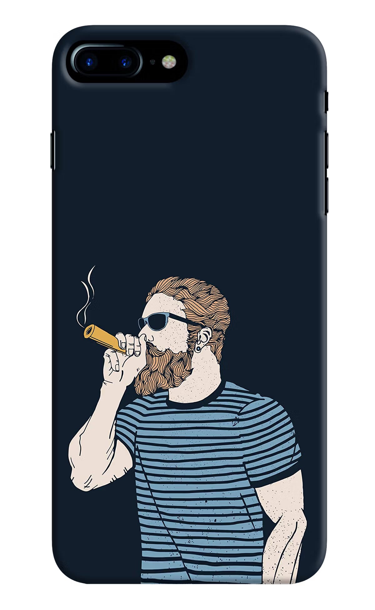 Smoking iPhone 7 Plus Hard Case Back Cover by Casekaro