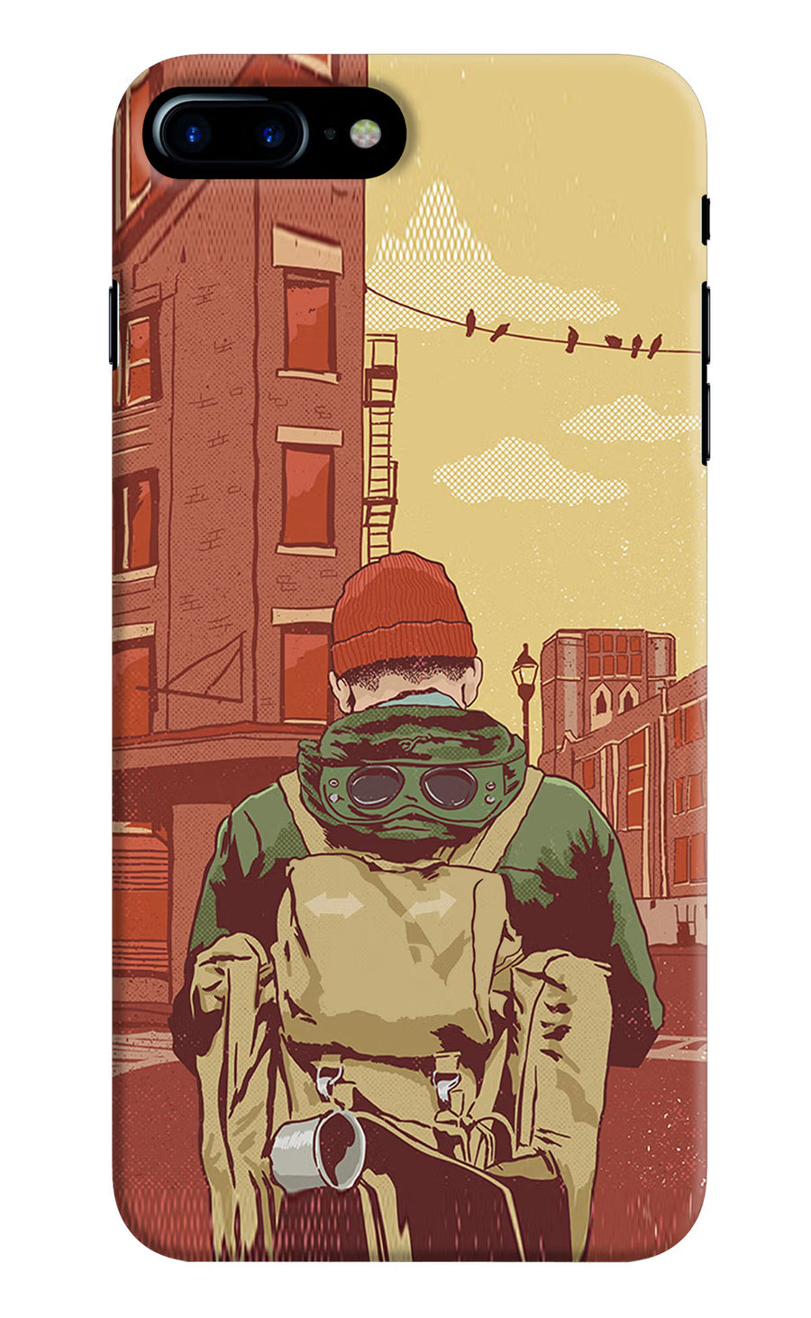 Adventurous iPhone 7 Plus Back Cover, Hard case