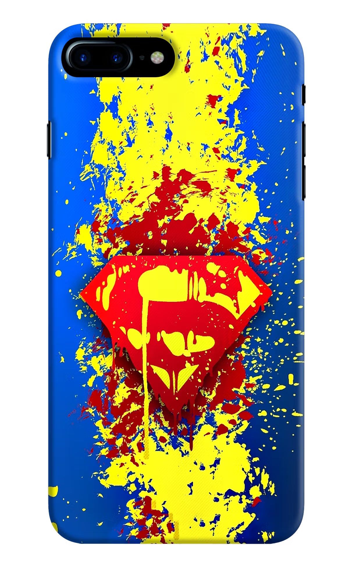 Superman logo iPhone 7 Plus Hard Case Back Cover by Casekaro