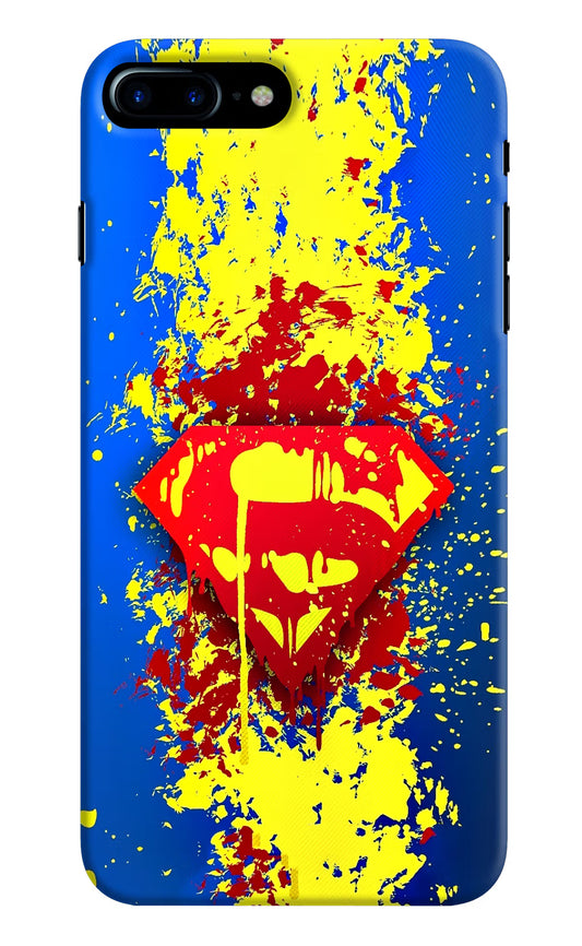 Superman logo iPhone 7 Plus Hard Case Back Cover by Casekaro