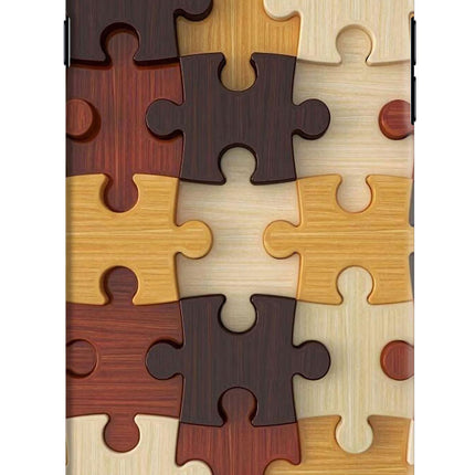 Wooden Puzzle iPhone 7 Plus Hard Case Back Cover by Casekaro