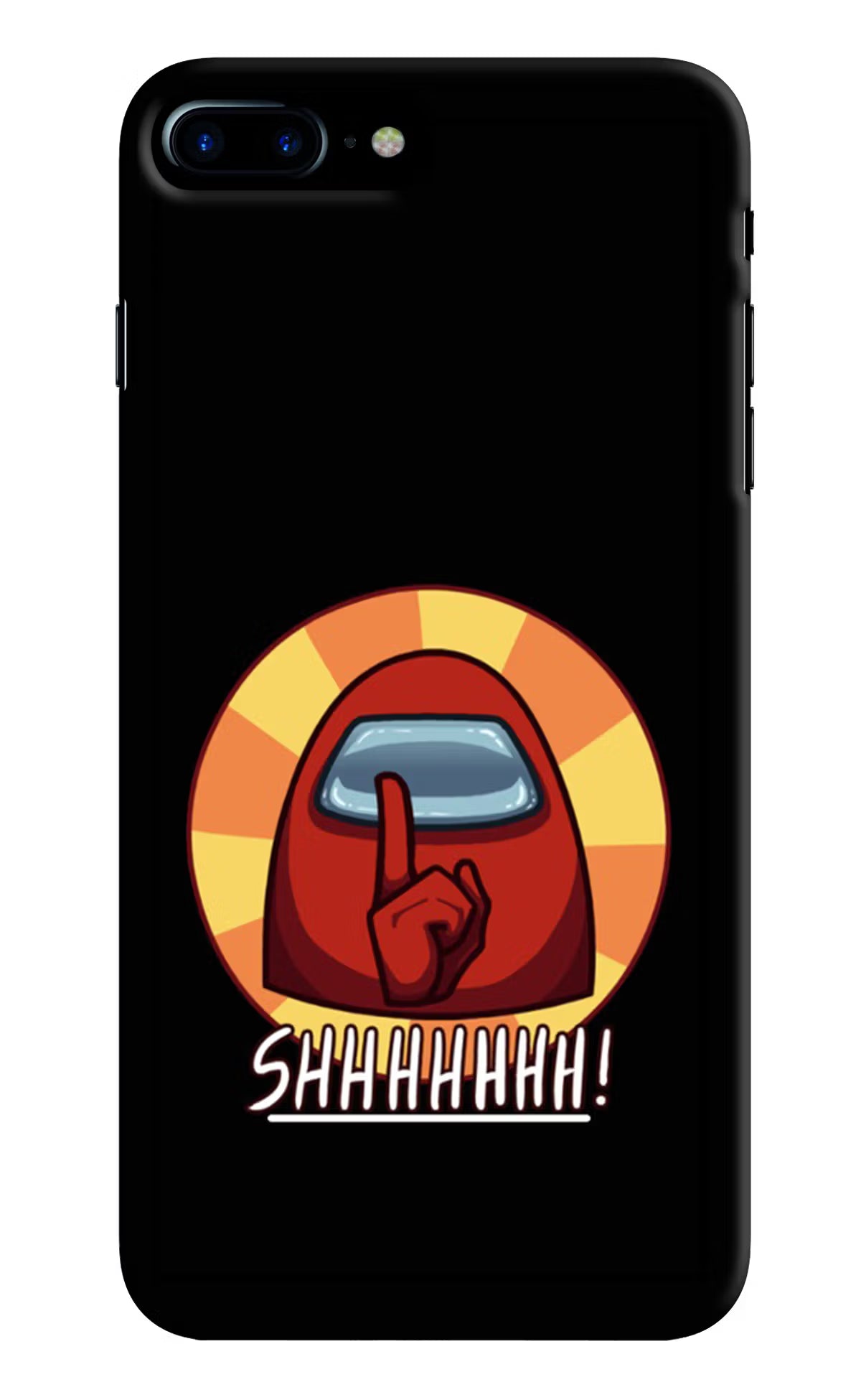 Among Us Shhh! iPhone 7 Plus Hard Case Back Cover by Casekaro