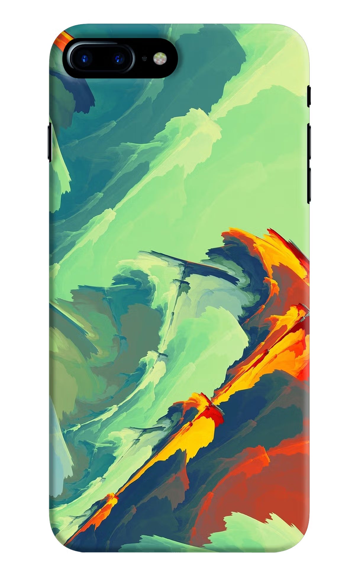 Paint Art iPhone 7 Plus Hard Case Back Cover by Casekaro