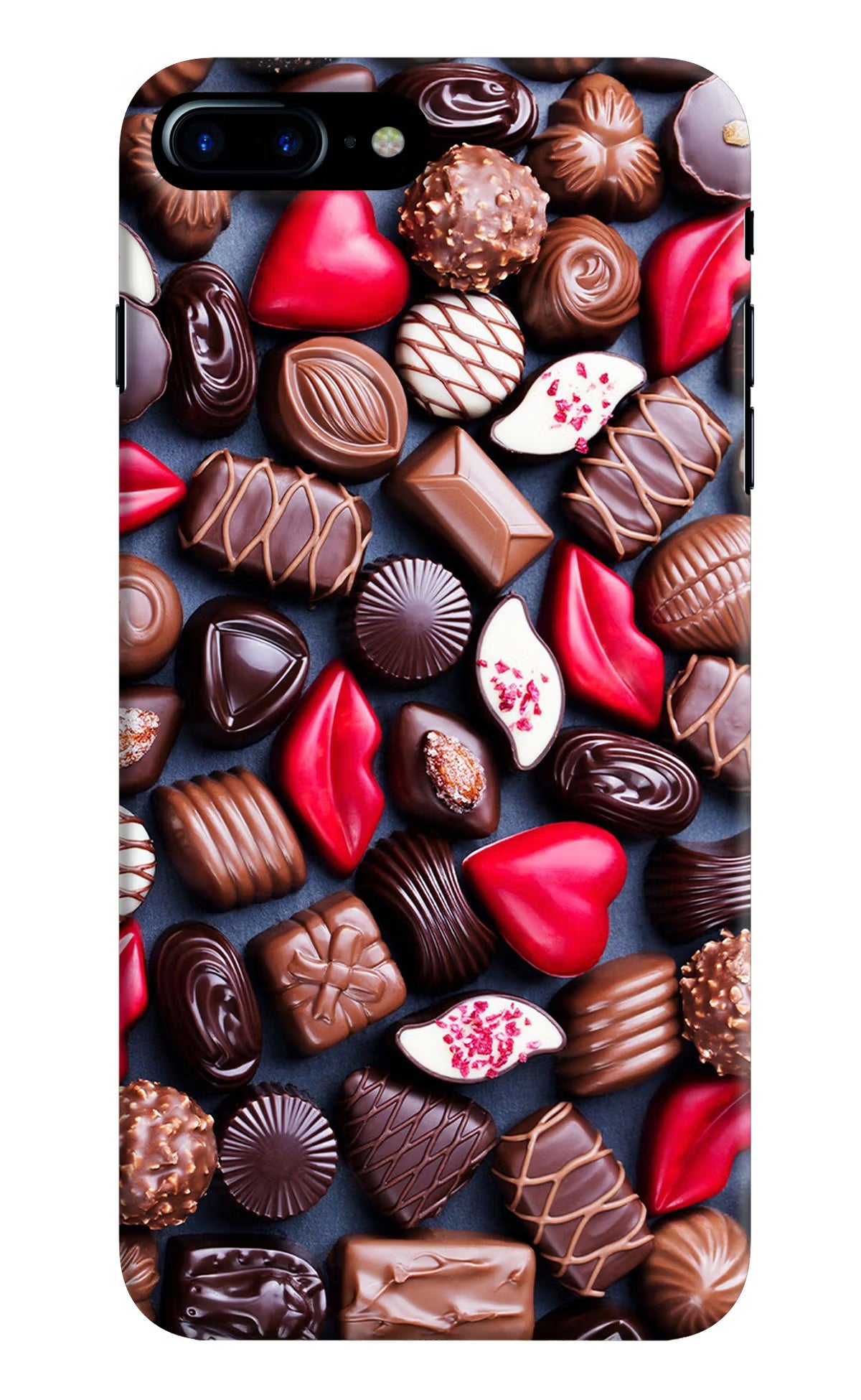 Chocolates iPhone 7 Plus Hard Case Back Cover by Casekaro