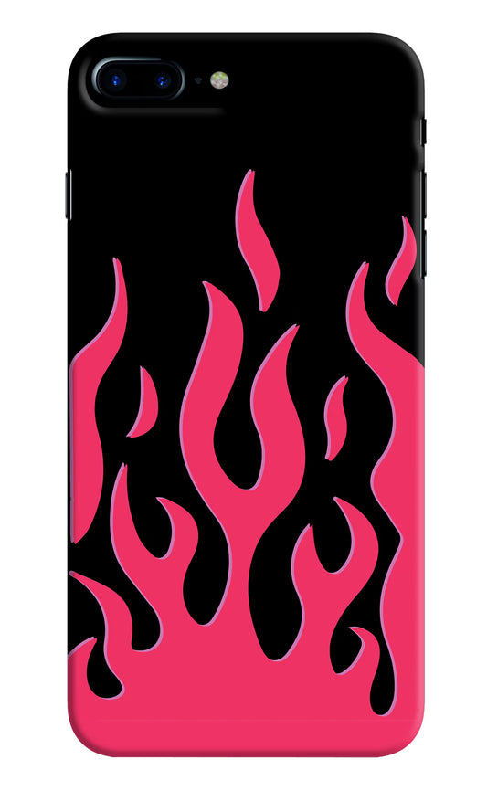 Fire Flames iPhone 7 Plus Hard Case Back Cover by Casekaro