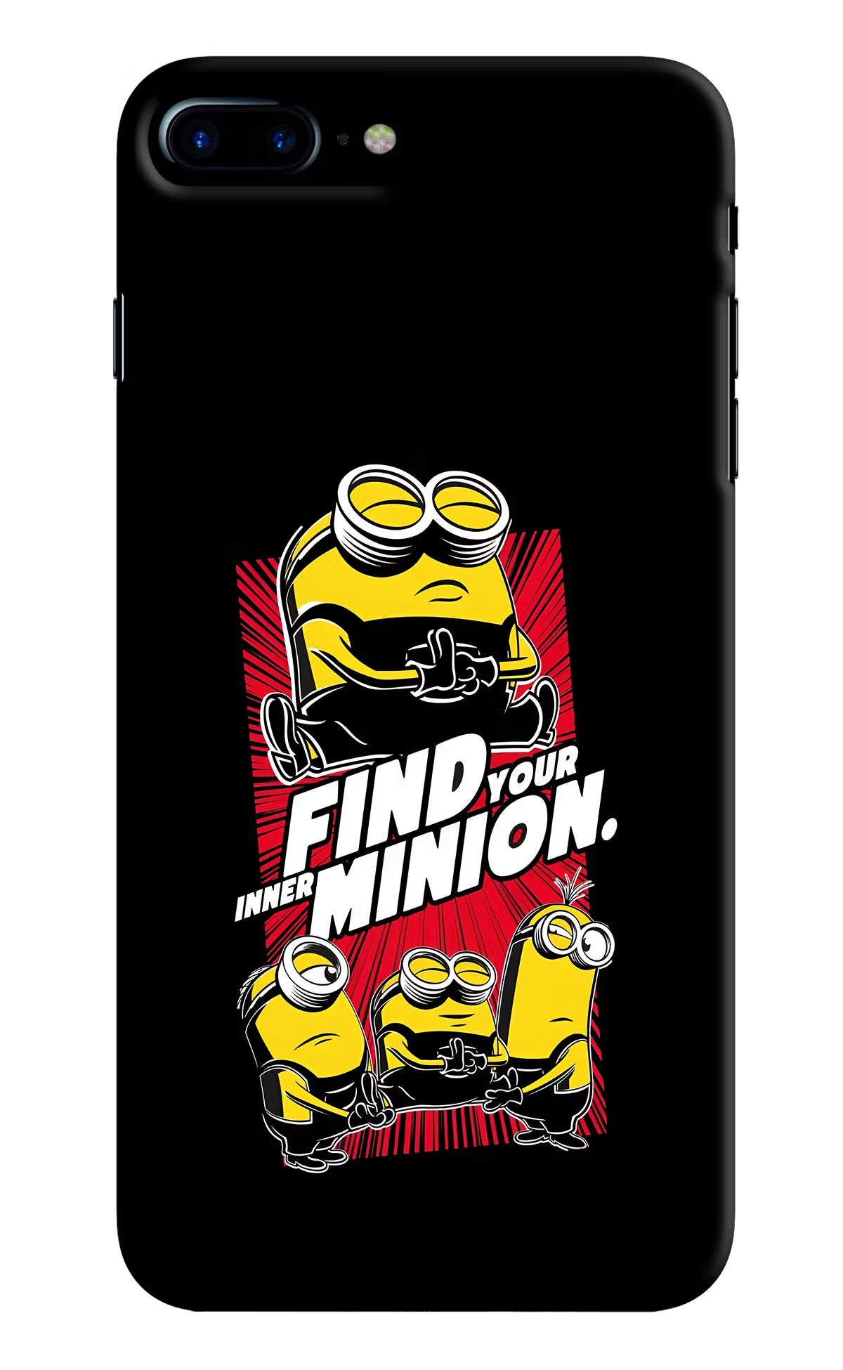 Find your inner Minion iPhone 7 Plus Hard Case Back Cover by Casekaro
