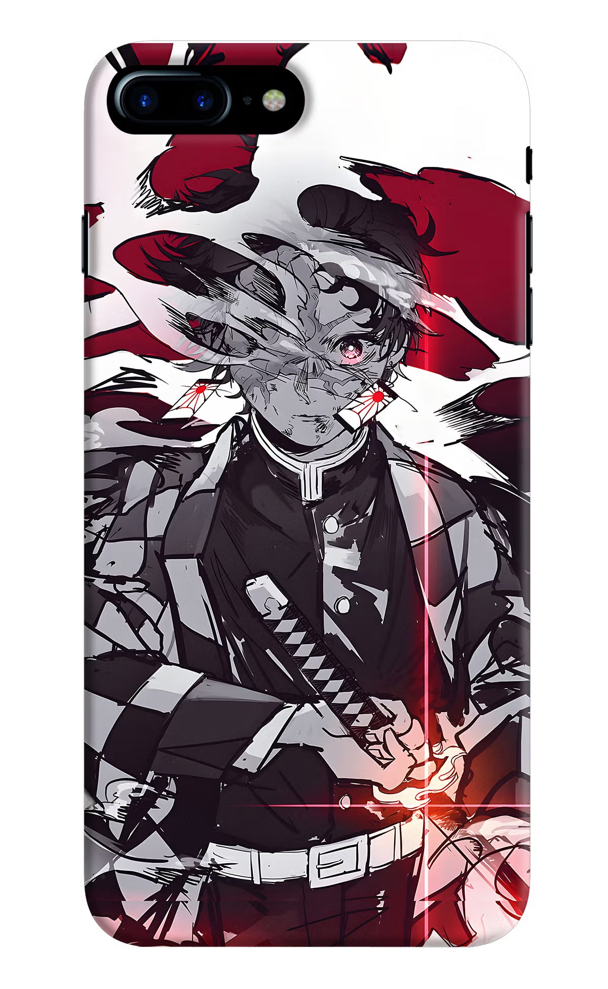 Demon Slayer iPhone 7 Plus Hard Case Back Cover by Casekaro