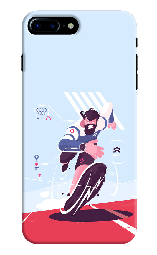 Run Pro iPhone 7 Plus Hard Case Back Cover by Casekaro