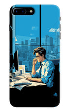 Focused Hustler (AI Generated) iPhone 7 Plus Hard Case Back Cover by Casekaro