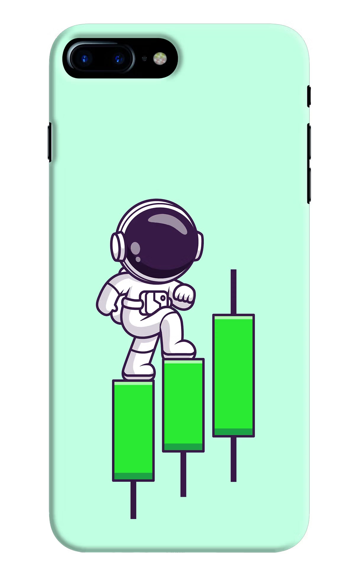 Astronaut Trader iPhone 7 Plus Hard Case Back Cover by Casekaro