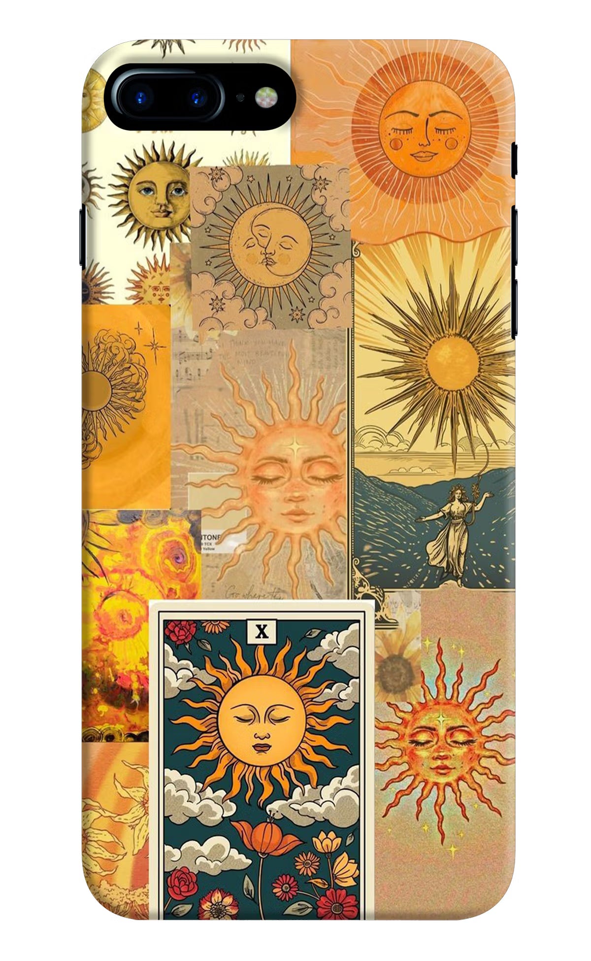 Sun iPhone 7 Plus Hard Case Back Cover by Casekaro