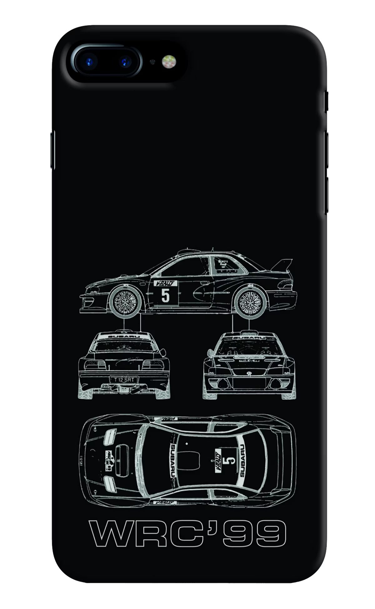 WRC'99 iPhone 7 Plus Hard Case Back Cover by Casekaro