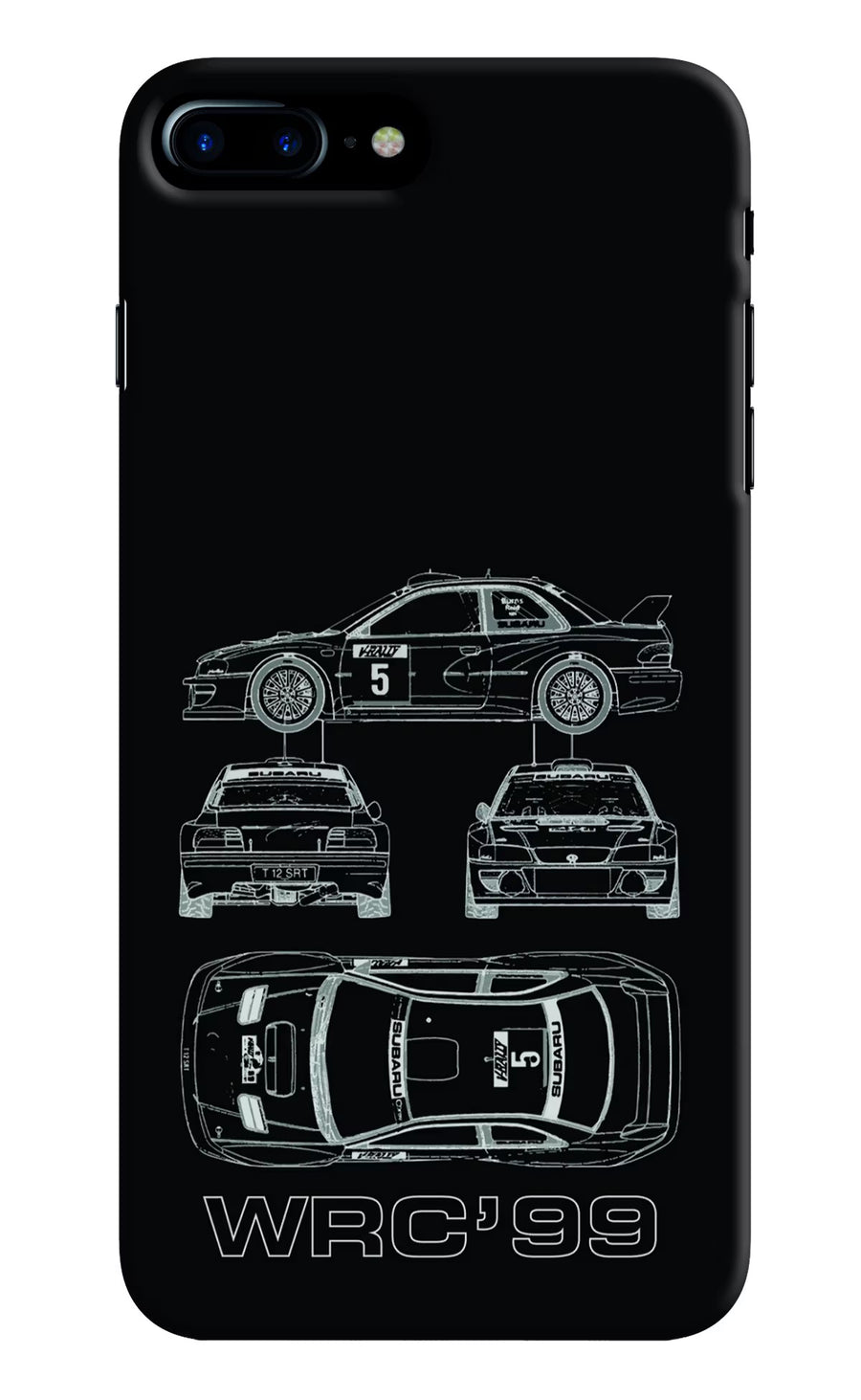 WRC'99 iPhone 7 Plus Back Cover, Hard case